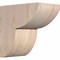 Ekena Millwork Crestline Rough Sawn Corbel, Douglas Fir, 6"W x 10"D x 10"H COR06X10X10CRE00RDF - alternate 1